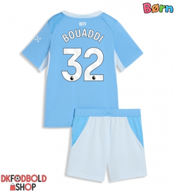 Manchester City Ayyoub Bouaddi #32 Hjemmebanesæt Børn 2026-27 Kort ærmer (+ korte bukser)